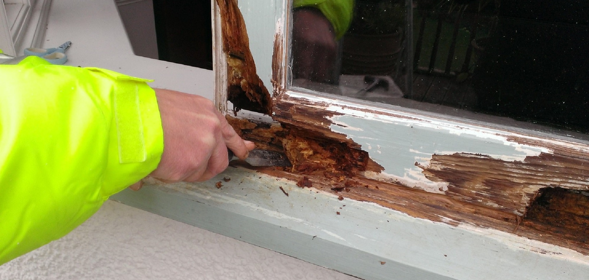 Rotten wood repair  Windows & Doors  HRG Services