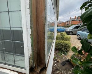 Removing Rot from Timber Windows